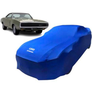 Imagem de Capa De Tecido Para Proteger Carro Dodge Charger Rt 1970 (Azul)