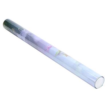 Imagem de Pvc à Prova Dwaterproof água Adesivo Céu Castelo Padrão Aquário Fundo Cartaz Adesivo Decoração do Tanque de Peixes para Decoração do Aquário (122 * 50cm)