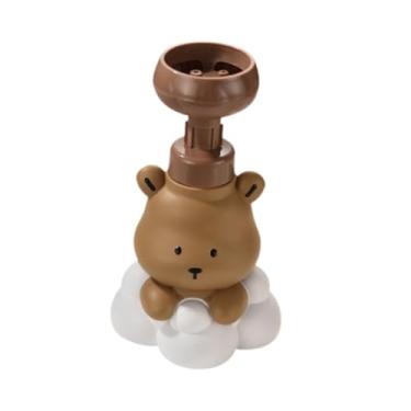 Imagem de Fenteer Dispensador de sabão de espuma para as mãos, recipiente de espuma para lavar as mãos, garrafa de bomba de espuma para crianças, lavanderia,