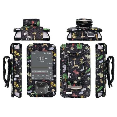 Imagem de Capa de couro projetada com clipe e protetor de tela (cordão incluído) para receptor Dexcom G7/G6 (BPF-2)