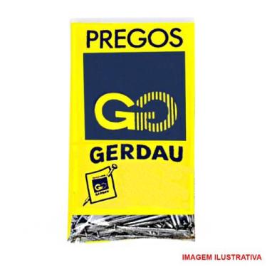 Imagem de prego gerdau 19x36 com cabeça 1 kilo