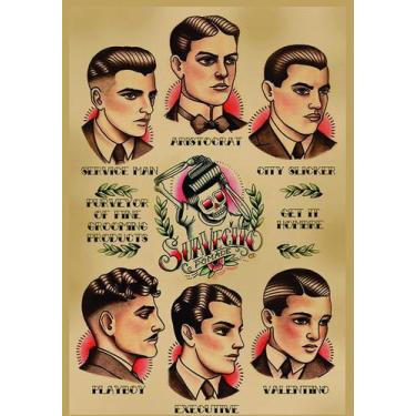 Imagem de Placas Decorativas Barbearia Barber Shop Cabelo Cabeleireiro Diversas 