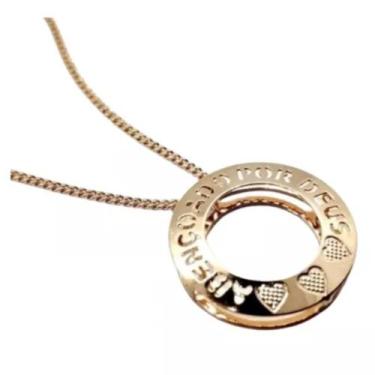 Imagem de Colar Rommanel Lindo Presente Feminino Abençoada Por Deus Elegância E 