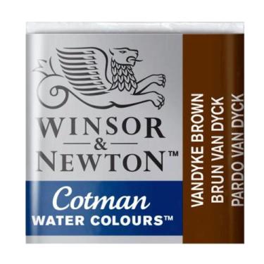 Imagem de Tinta Aquarela Pastilhas Winsor & Newton Cotman, VANDYKE BROWM - 676
