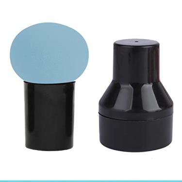 Imagem de Maquiagem Esponja de Beleza, Liquidificadores de Maquiagem Uso a Seco úmido Mushroom Makeup Sponge High Breatability para Corretivo para Menina para Creme BB (Azul claro)