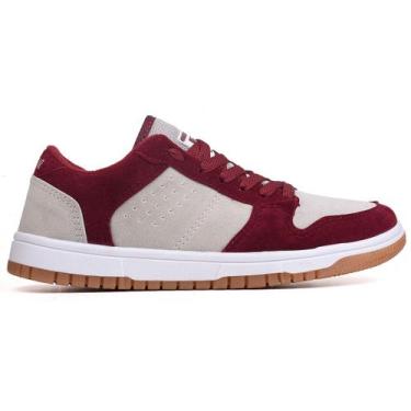 Imagem de Tenis Feminino Masculino Dunk Off Star Low Skate, Bordô, 43