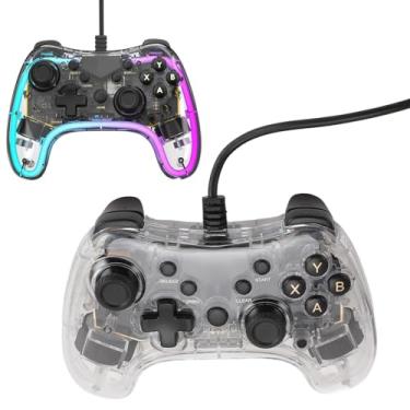 Imagem de Gamepad Com Fio USB para Switch/pc/ps3/android/iOS/PC CONTROLER GAME GAME GAME JOYSTICK JOYPAD Gamepads) Não Bluetooth Controller)