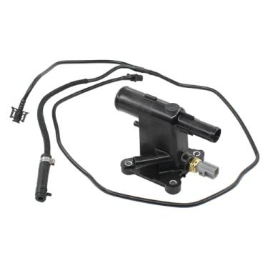 Imagem de MOTOKU Mangueira de reservatório de radiador e caixa de termostato de saída de água com conjunto de sensor de temperatura para Ford Focus 2.0L L4 2012-2018