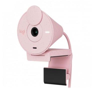 Imagem de Web cam usb-c brio 300 full hd 1080p rosa logitech 960-001446