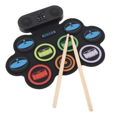 Imagem de Conjunto de Bateria Eletrônica Infantil Midi Roll Up Drum Pad Kit Beginners