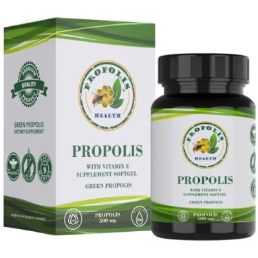 Imagem de Própolis verde em cápsulas - Própolis verde com vitamina E - 25% extrato seco 1000mg dose - 50 Dias Suplemento