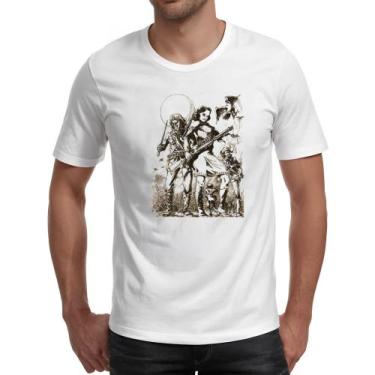 Imagem de Camiseta Unissex Lampiao e Maria Bonita 02 - Alearts, G