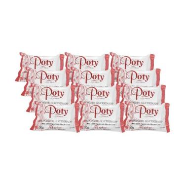 Imagem de Kit 12 Sabonete Glicerinado Frutas Poty Cosméticos 90g
