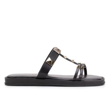 Imagem de Papete Godiva Tachas Metálicas Feminina Preta