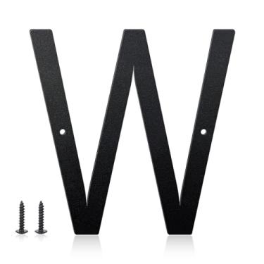 Imagem de Números de casa de 30,5 cm e letras de metal para placas externas, números de casa para fora, letras de endereço de alumínio e números para porta, caixa de correio, jardim, perfeito para casa ou