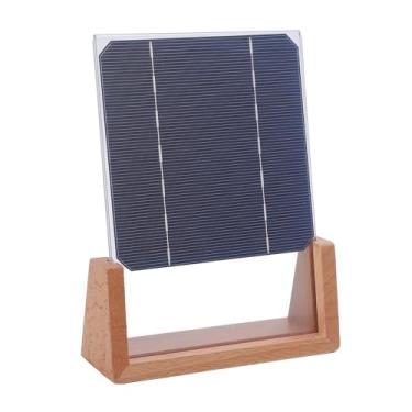 Imagem de 3W Mini Monocristalino Solar Painel, Alta Eficiência de Conversão Princípio Fotovoltaico Educacional Ensino Ensino de Células Solares Ornamento de Células Solares para Decoração