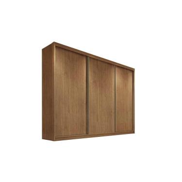 Imagem de Guarda Roupa 3 Portas de Correr e 8 Gavetas Toulon Plus Cumaru - Novo Horizonte