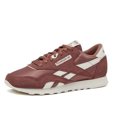 Imagem de Reebok Tênis feminino clássico de nylon, tênis casual, Terra queimada/terra queimada/giz, 34