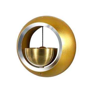 Imagem de Campainha dourada para abertura de porta, campainha de porta para negócios ao entrar em sinos anexados magneticamente para porta