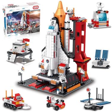 Imagem de Bloco de construção Toy Sitodier Space Exploration Shuttle 1008 unidades