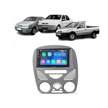 Imagem de Kit Multimídia Palio Strada Siena Fire C/ Ar 02 / 14 Carplay AndroidAuto USB FM - 7810HCPAA FirstOption