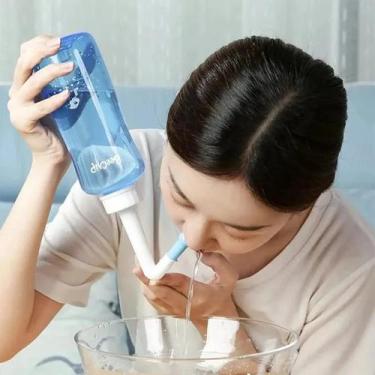 Imagem de Garrafa de Lavagem Nasal 300ml - Para Adultos e Crianças - Alívio para