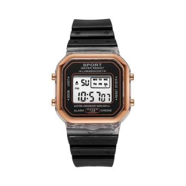 Imagem de Relógio Infantil Digital LED - Esportivo, Minimalista e Multifuncional