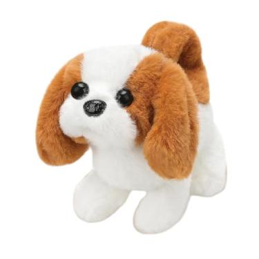 Imagem de menolana Too de brinquedo de cachorro eletrônico para cães interativos para cães de pelúcia cauda de passeio de passeio abanando um animal de estimação