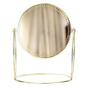 Imagem de AKALNNB Espelho de maquiagem, espelho de princesa, espelho de mesa, espelho de dormitório, espelho de penteadeira de mesa