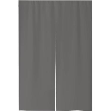 Imagem de Cortina De Porta De Estilo Japonês Meia Porta Pendurada Porta Noren Tecido Cortina Decoração Para Sushi Bar Izakaya Cozinha Casa Tatami, Dark Navy, 47.2x31.5inches
