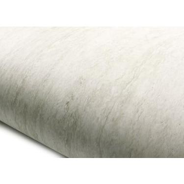 Imagem de ROSEROSA Descasque e cole papel de parede autoadesivo de mármore falso de PVC cobrindo forro de prateleira de balcão travertino (SM750: 2,00 pés x 6,56 pés)