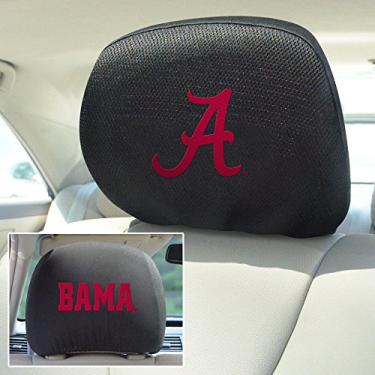 Imagem de FANMATS - 12607 NCAA University of Alabama Crimson Tide capa de apoio de cabeça cores da equipe, 25,4 x 33 cm