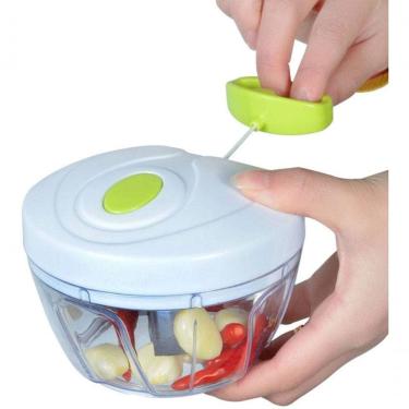 Imagem de Mini Processador Fatiador De Legumes Speedy Chopper Verde