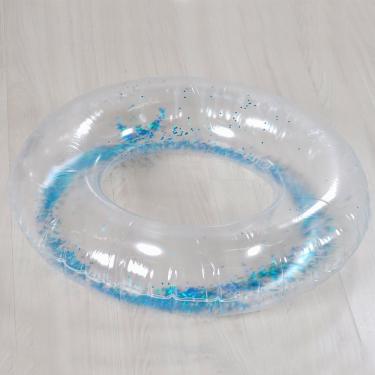 Imagem de Boia Redonda Glitter Infantil 80cm Azul