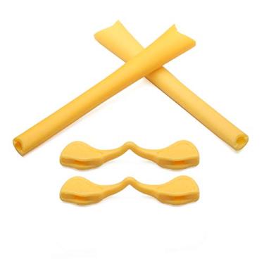 Imagem de Eye Opening Stuff 1 par de kits de reposição para fone de ouvido e nariz compatíveis com óculos de sol Oakley Radar Path/Range/Pitch/Edge - Kits amarelos