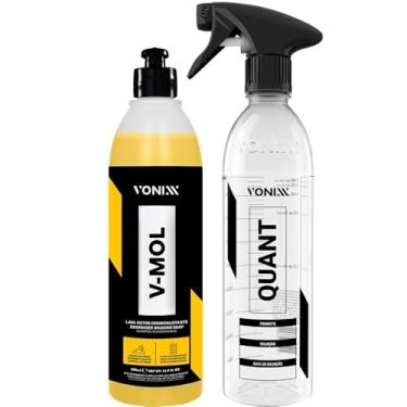 Imagem de Kit Limpeza Automotiva Para Carro Vonixx Quant Shampoo Lava Autos V-Mol 500ml Karbox