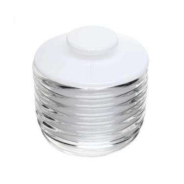 Imagem de Manteigueira Francesa De Vidro Colmeia Branca - Lyor