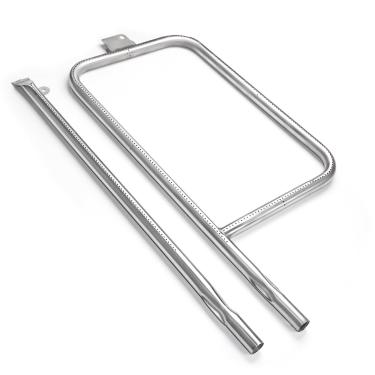 Imagem de KATEEDY Tubo de queimador para Weber Q300, Q320, Q3000, Q3200, 304 Kits de Queimador de Aço Inoxidável Substituição para Weber Q Series, Substitui 60036, 80385, 57060001, 586002, 65032