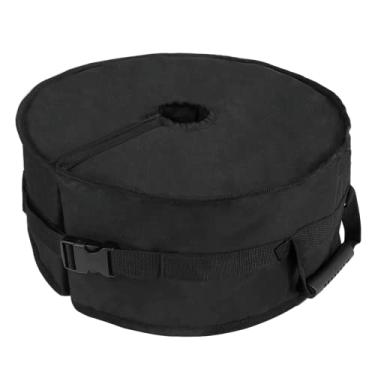 Imagem de KEEWEI Bolsa de peso base para guarda-chuva, serve para qualquer deslocamento, cantilever e qualquer suporte de guarda-chuva de pátio ao ar livre, resistente à prova de vento, areia, até 50 kg