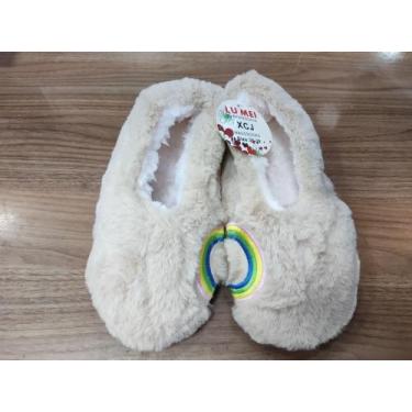 Imagem de Pantufa Sapato Feminina Adulto Quentinha Confortável Premium - XCJ, 5,