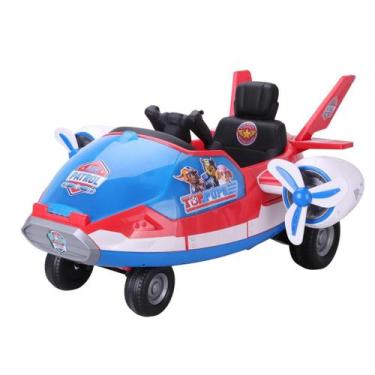 Imagem de Carrinho Elétrico Infantil Patrulha Canina Avião Motorizado - Bangtoys