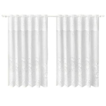 Imagem de Cortina Renda Cozinha Tulipa Branca 2,00Larg X 1,30Alt - Beija Flor