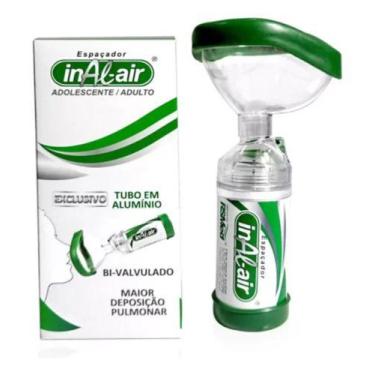 Imagem de Espaçador Maior Deposição Pulmonar Tubo De Alumínio - Adulto - RSMed