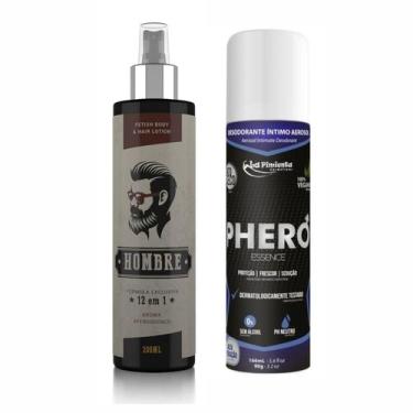 Imagem de Creme De Pele Masculino Cabelo E Barba + Desodorante Intimo - Hombre E