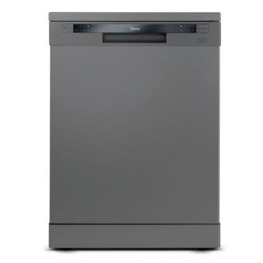 Imagem de Lava-Louças Midea Cinza com 14 Serviços, 06 Programas de Lavagem e Fun