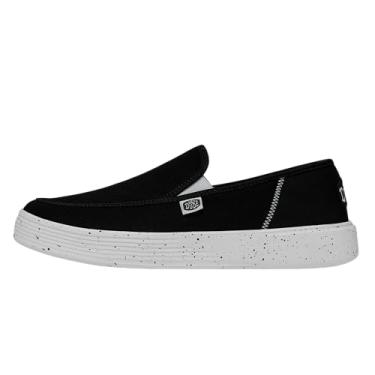Imagem de Hey Dude Sunapee Sport Mesh masculino | Sapatos masculinos | Tênis casual masculino | Confortável e leve, Preto, 42