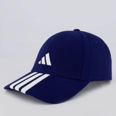 Imagem de Boné Adidas Essentials 3S Bball Azul, Único
