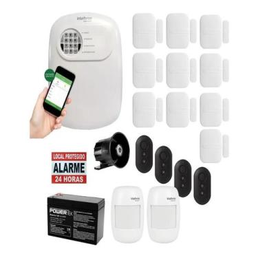 Imagem de Kit Alarme Intelbras Anm 24 App 12 Sensores Sem Fio Intelbra