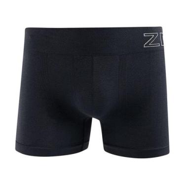 Imagem de Kit 3 Cuecas Boxer Masculina Zee Rucci Microfibra Sem Costura Lisa - Z