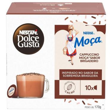 Imagem de Café em Cápsula Nescafé Dolce Gusto Moça Brigadeiro 10 Cápsulas